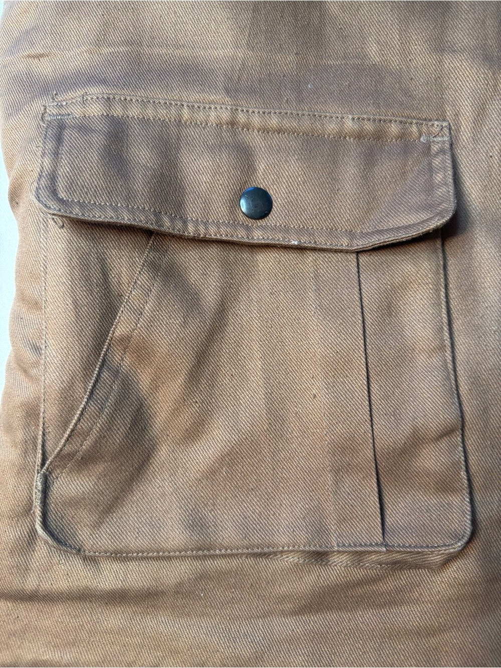 EUC Men's Branded Lion Brown Workwear Utility Vest Size Large (M) - Picture 4 of 7